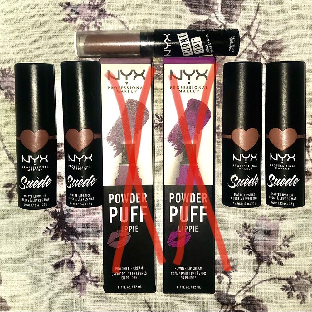 -editing- Assorted NYX Lipsticks